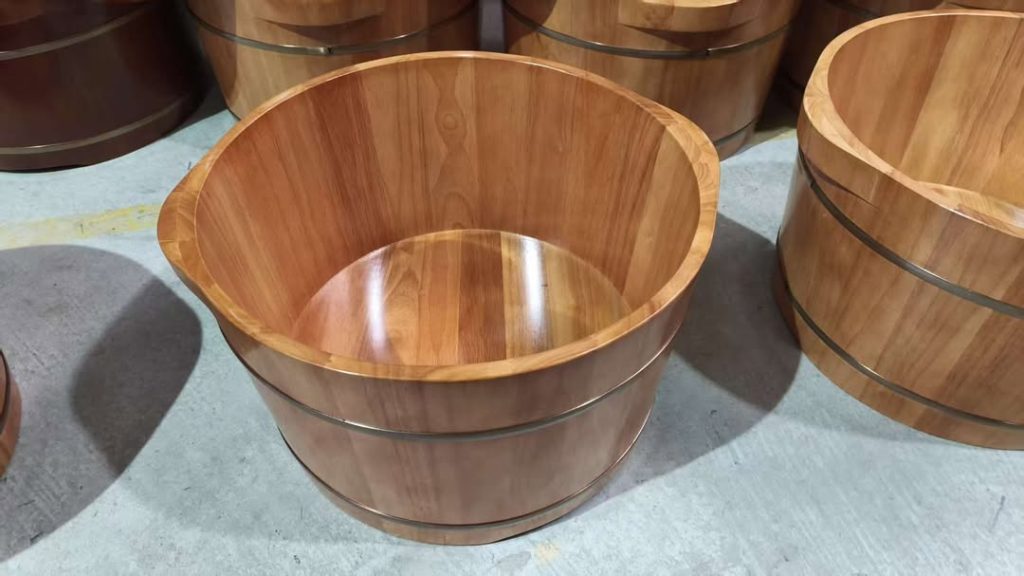 Chậu gỗ ngâm mông